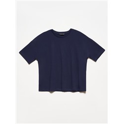 3683 Базовая футболка-Темно-Синяя