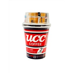 UCC Mocha Blend НАБОР 3 в 1: Кофе ароматный УТРЕННИЙ От мастера, сухое молоко, сахар, стакан, 2 порции в стиках