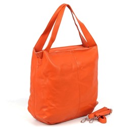Женская сумка шоппер из эко кожи 2383 Оранж