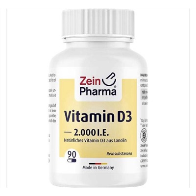 Vitamin D3 Kapseln 2000 I.E. hochdosiert ZeinPharma