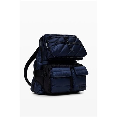 Padded multi-pocket backpack