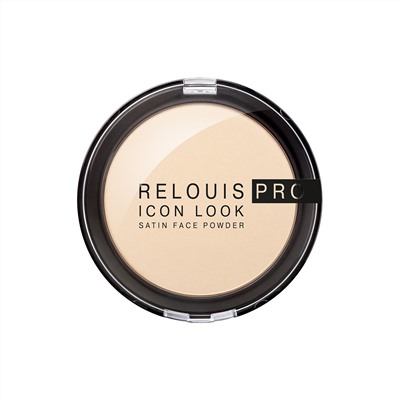 Пудра компактная RELOUIS PRO Icon Look Satin Face Powder тон:00 светлый бежевый