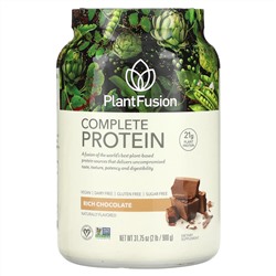 PlantFusion, Complete Protein, насыщенный шоколад, 900 г (2 фунта)