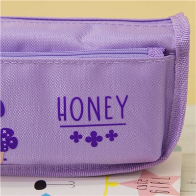 Пенал "Pearl honey", purple