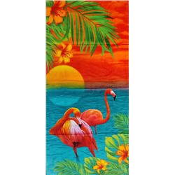 Полотенце пляжное "Фламинго" вид 2