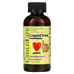 ChildLife Essentials, Liquid Iron, с натуральным ягодным вкусом, 118 мл (4 жидк. унции)