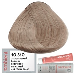 Крем-краска для волос AMBIENT 10.810, Tefia