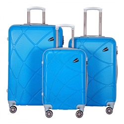 Комплект чемоданов TEXAS CLUB 852, голубой