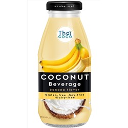 Напиток Кокосовый Без Сахара «Банан» THAI COCO 280 мл