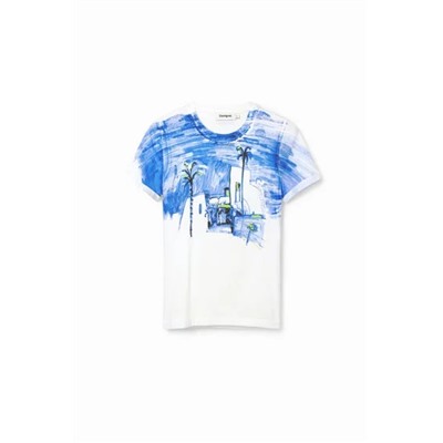 Mediterranean landscape T-shirt