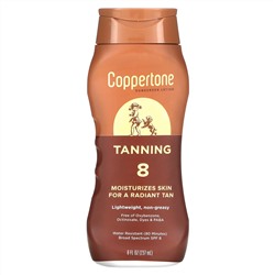 Coppertone, Tanning, Sunscreen Lotion, SPF 8, 8 fl oz (237 ml)