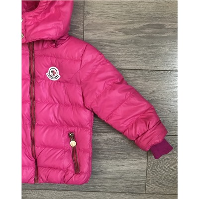 М.17-22 Куртка Moncler малиновая (98,104,110,116,122)