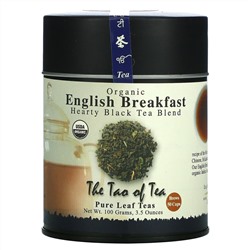 The Tao of Tea, 100% органический английский черный чай для завтрака 3.5 унции (100 г)