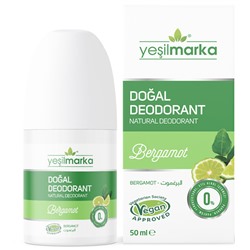 Yeşilmarka Doğal Deodorant Bergamot Kokulu 50 ML