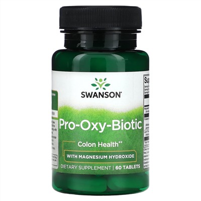 Swanson, Pro-Oxy-Biotic, 60 таблеток