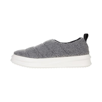 Karl Lagerfeld Paris Quilted Curly Sherpa Lined Slipper Sneaker