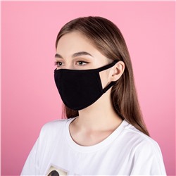 Защитная тканевая маска черного цвета