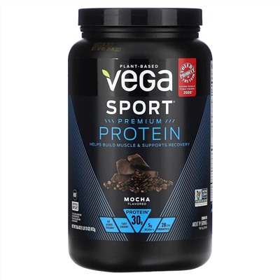 Vega, Sport Performance, протеиновый порошок, вкус мокко, 812 г (28,6 унции)