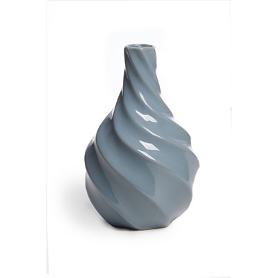 Ваза керамическая цветочная ваза декоративная спиральная витая ваза для цветов "Риквир" Nothing Shop #850844