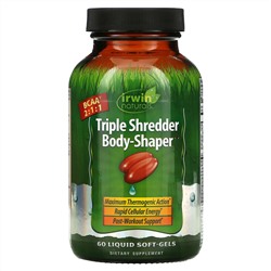 Irwin Naturals, Добавка для коррекции фигуры Triple Shredder Body-Shaper, 60 желатиновых капсул