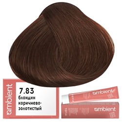 Крем-краска для волос AMBIENT 7.83, Tefia