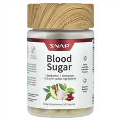 Snap Supplements, Сахар в крови, 60 капсул