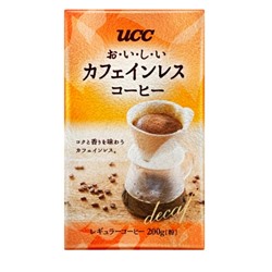 UCC Кофе молотый Decafe VP без кофеина, 200 гр. пакет