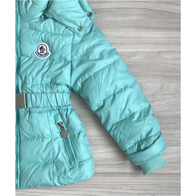 М.17-23 Куртка Moncler бирюзовая  (98,104,110,116,122)