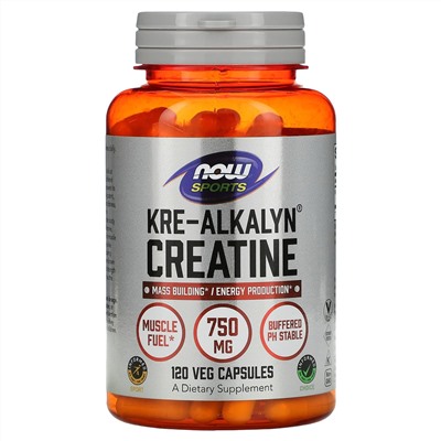 NOW Foods, Sports, Kre-Alkalyn Creatine (креалкалин креатин), 120 капсул