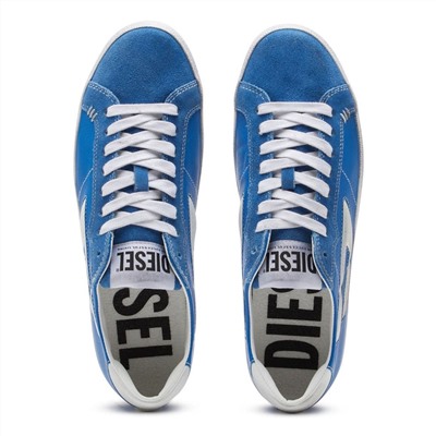 Sneakers - cuero - azul claro y blanco