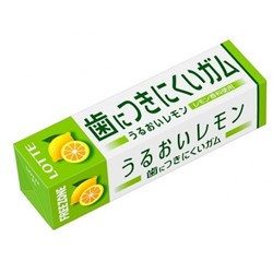 Жевательная резинка вкус лимона Lotte Free Zone Gum  пластинки 25,2 гр