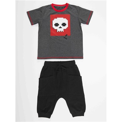 MSHB&G Комплект капри с шортами и футболкой Skull для мальчика