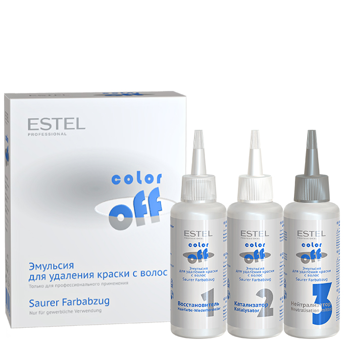 ESTEL Professional Эмульсия для удаления стойких красок с волос COLOR OFF мл — купить в Москве