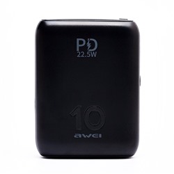 Внешний аккумулятор Awei P115K 9000 mAh PD+QC3.0 (USB/USB Type-C) (black)