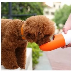 Поилка для собак Moestar Rocket Pet Portable Bottle оранжевый (MS0010001)