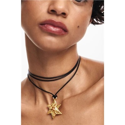 Zalio gold-plated star pendant