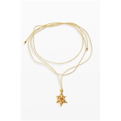 Zalio gold-plated star pendant