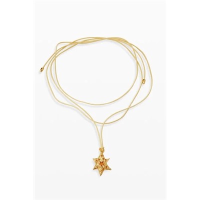 Zalio gold-plated star pendant