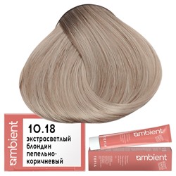 Крем-краска для волос AMBIENT 10.18, Tefia