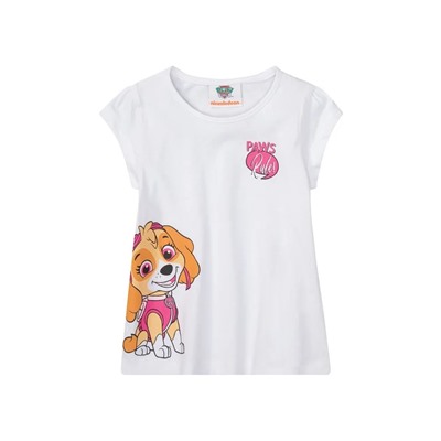 Kleinkinder/Kinder Mädchen T-Shirt, 2 Stück, aus reiner Baumwolle