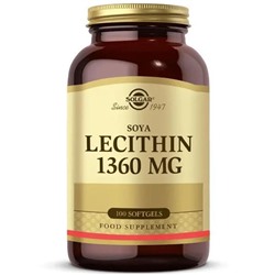 Solgar Lecithin 1360 Mg 100 Tablet