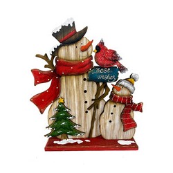 Настольный декор "Наилучшие пожелания на Рождество" (дерево)