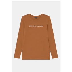 Bruuns Bazaar - JOFRID - рубашка с длинным рукавом - светло-коричневый
