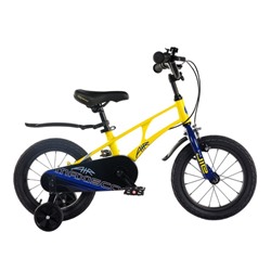 Велосипед 14'' Maxiscoo Air Стандарт Плюс, цвет желтый матовый