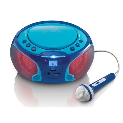 Lenco CD Player mit Karaoke Stereo Anlage SCD-650