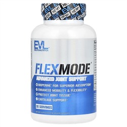 EVLution Nutrition, FlexMode®, улучшенная добавка для поддержки суставов, 90 растительных капсул