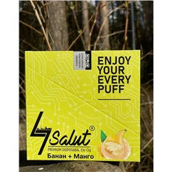 7 SALUT - Банан + Манго 3000 затяжек с подзарядкой