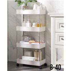 2.Органайзер для хранения, этажерка на колесиках для кухни, ванной, прихожей, стеллаж для хранения