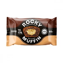 Маффин без сахара «Шоколадный» с начинкой «Белый шоколад» Rocky Muffin