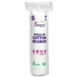 Swisspers, Regular Cotton Rounds, 80 Counts